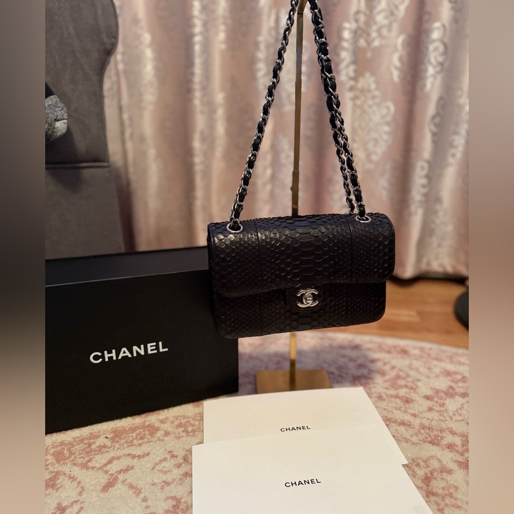 Chanel Black Python Bag - Picture 7 of 12
